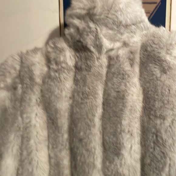 Fur coat.  MIDI length sz 12-14 - Picture 5 of 7